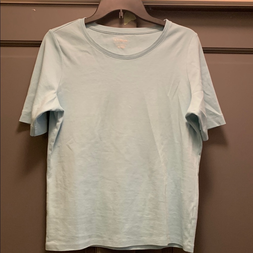 L.L. Bean Blue Short Sleeve Tee